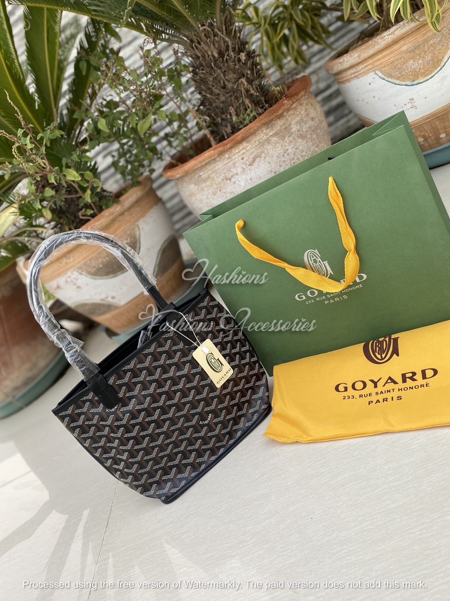 Mini Tote Bag for Women – Geometric Print, Coated Canvas