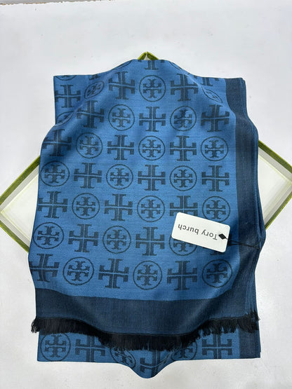 Signature Jacquard Pashmina Scarf for Women – Luxury Winter Wrap