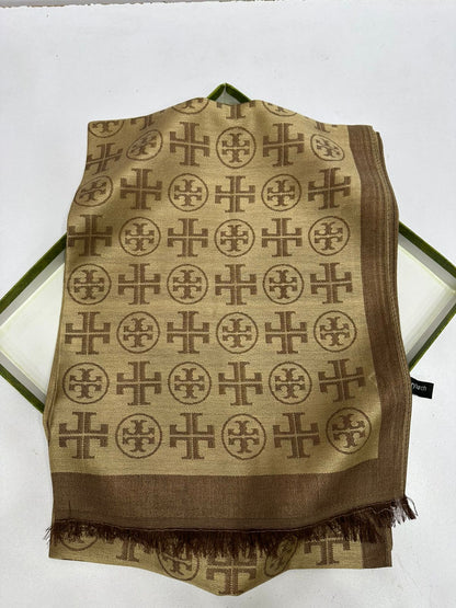 Signature Jacquard Pashmina Scarf for Women – Luxury Winter Wrap