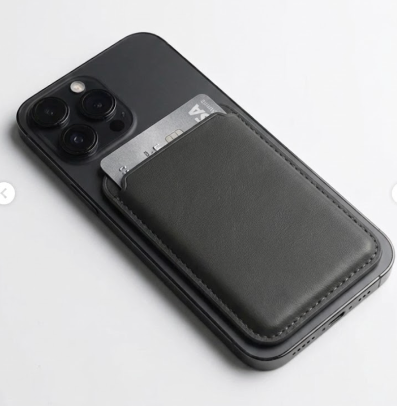 Magnetic Phone Card Holder Wallet – Slim Stick-On Card Holder for Iphone
