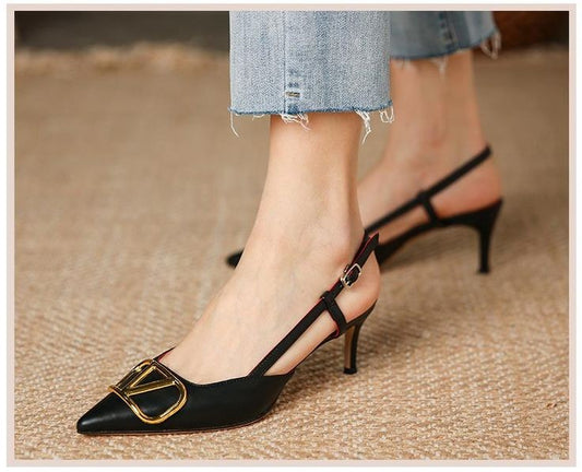 V-Pointed Heels