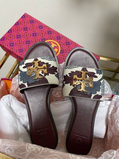 TB Floral Flats