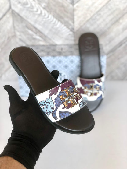TB Floral Flats