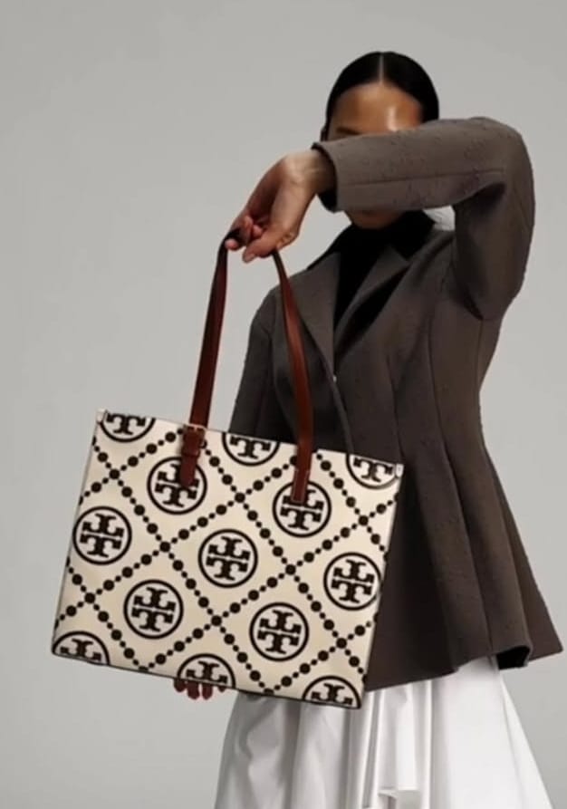 TO-RY BURCH Monogram Tote Bag