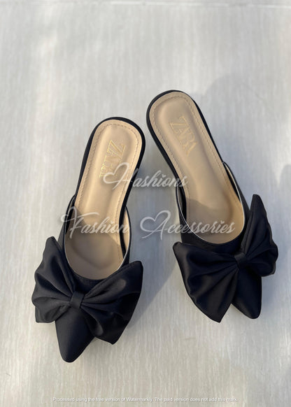 Bow Kitten Heels