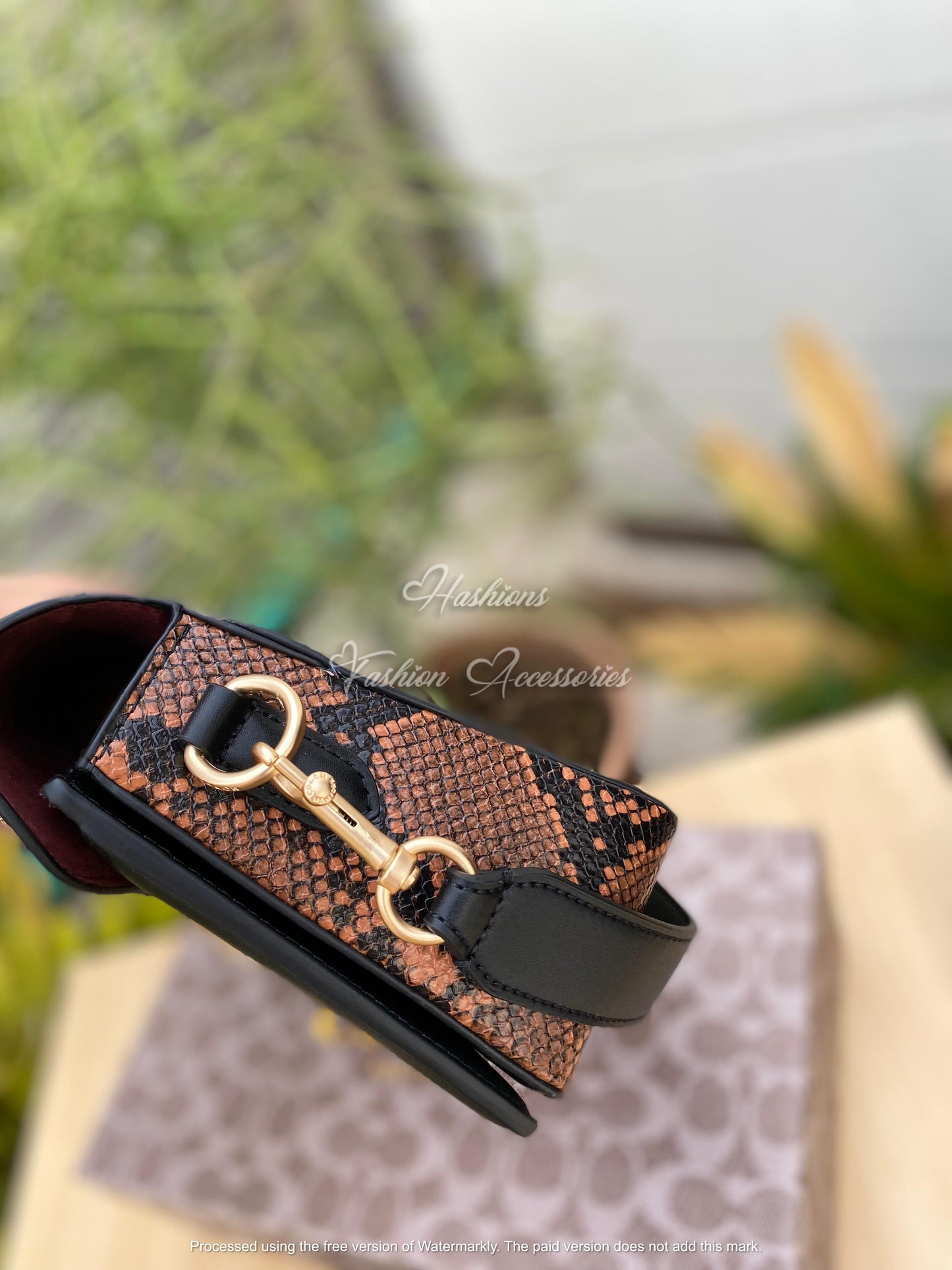 Coach Blocked Signature Canvas Bag