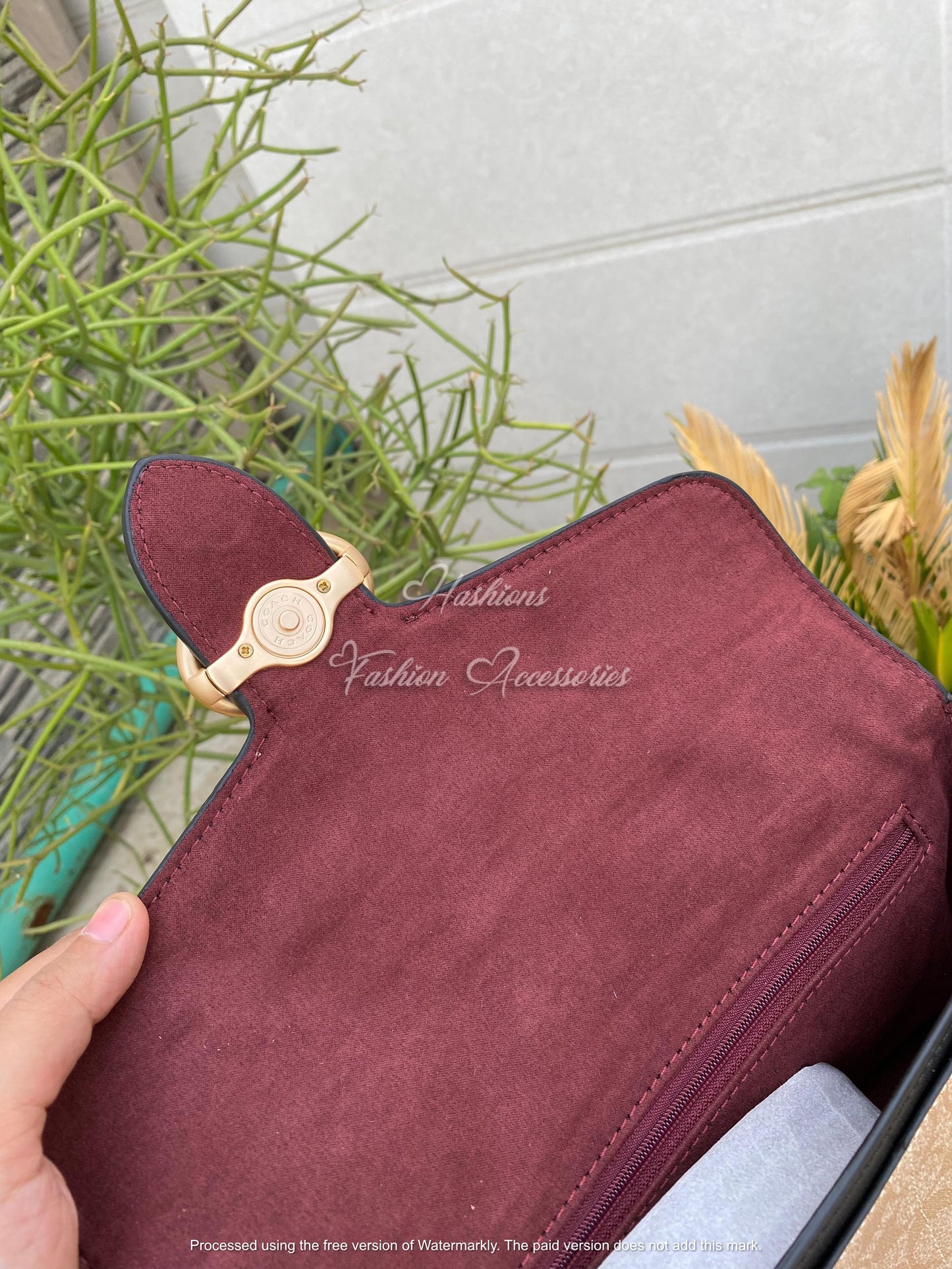 Coach Blocked Signature Canvas Bag