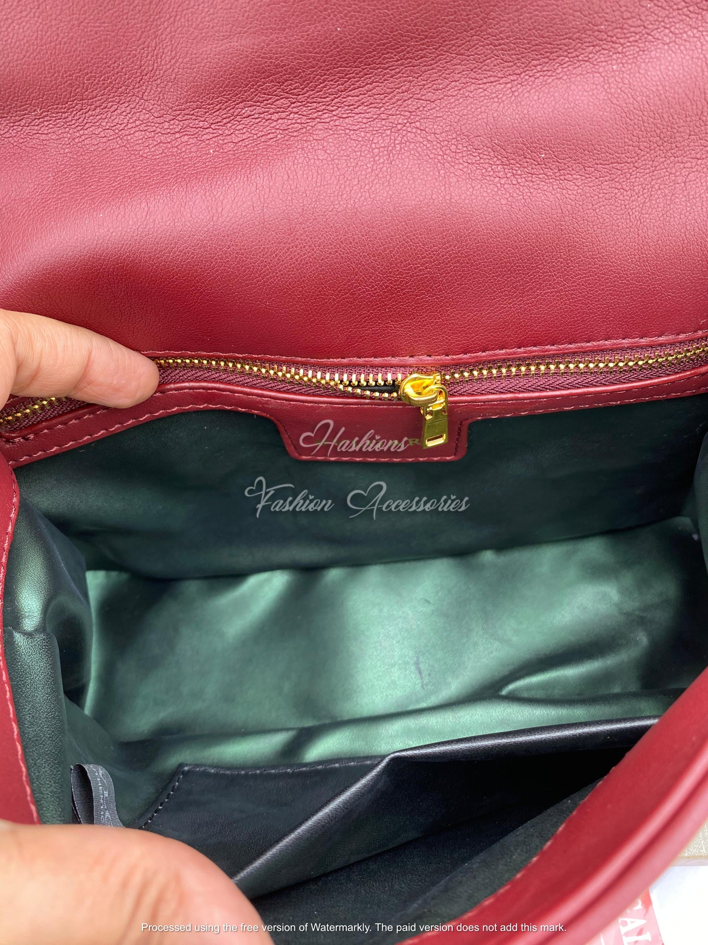 BVL-GARI-Quilted Shoulder Bag with Gold Serpent Clasp