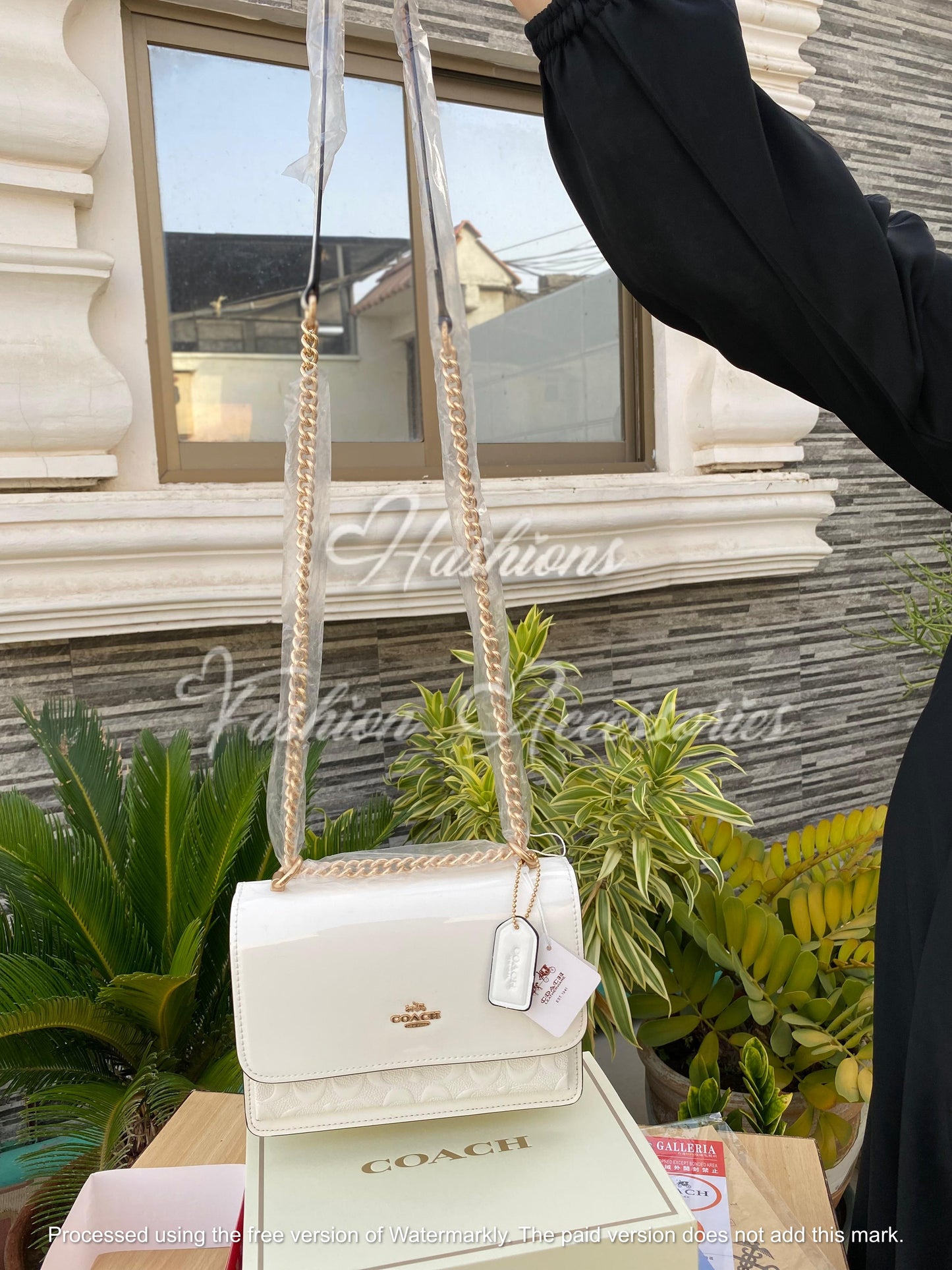 Coach Patent Leather Shoulder Bag
