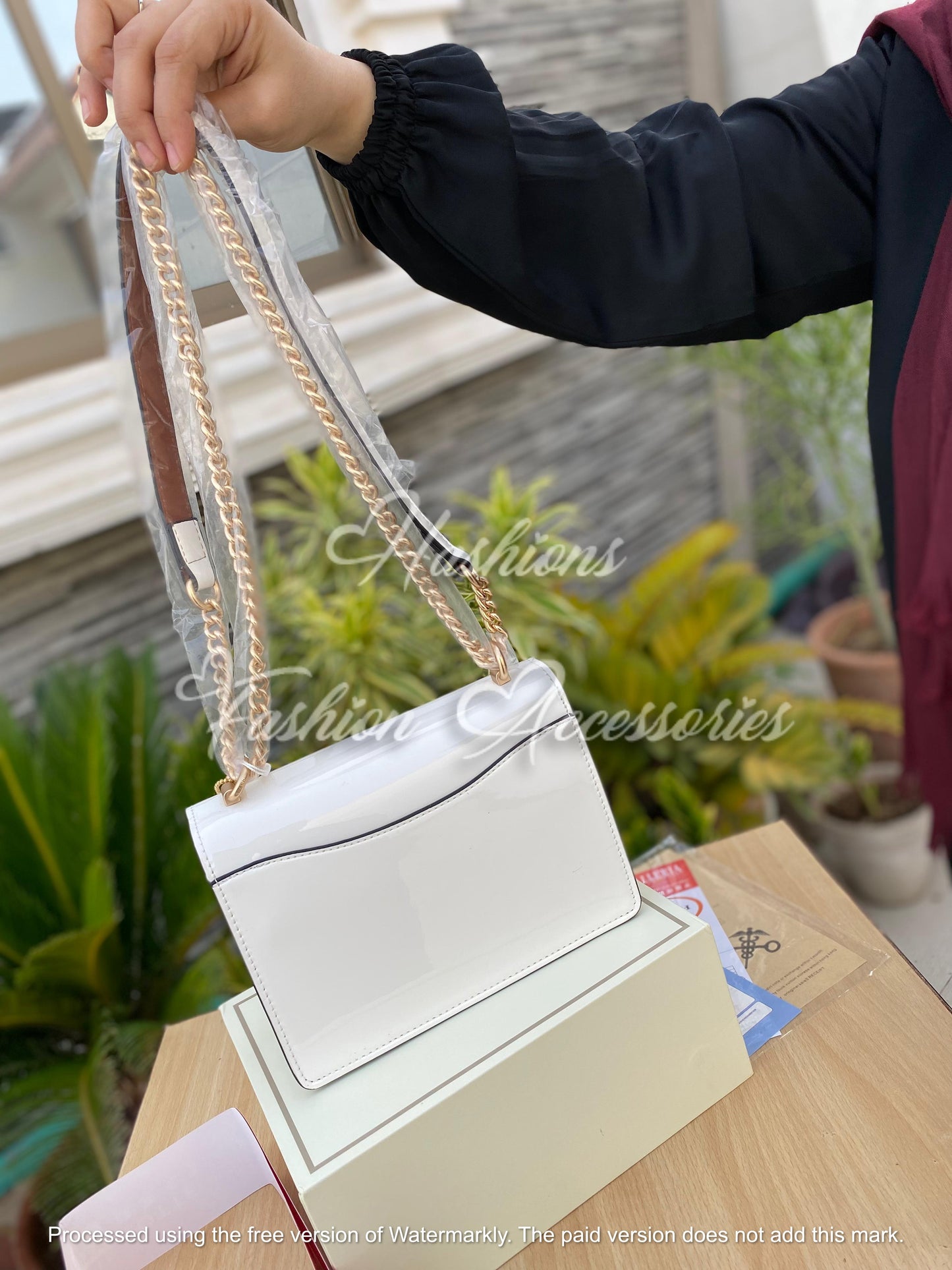 Coach Patent Leather Shoulder Bag