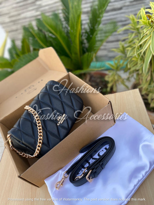 Coach Quinn Leather Shoulder Bag