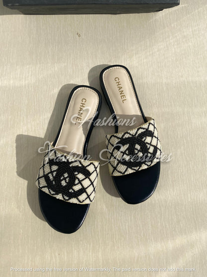 Chanel Beads Flats