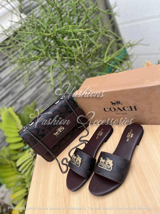 Coach Classic Monogram – Bag & Slide Combo