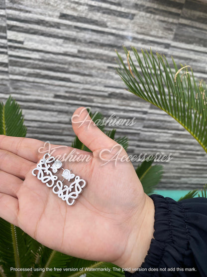 Loewe Silver Logo Studs