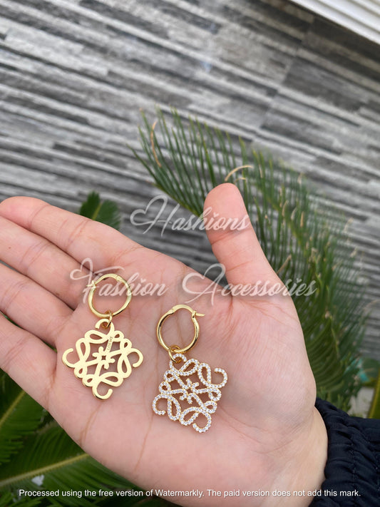 Loewe-Drop Hoop Earrings