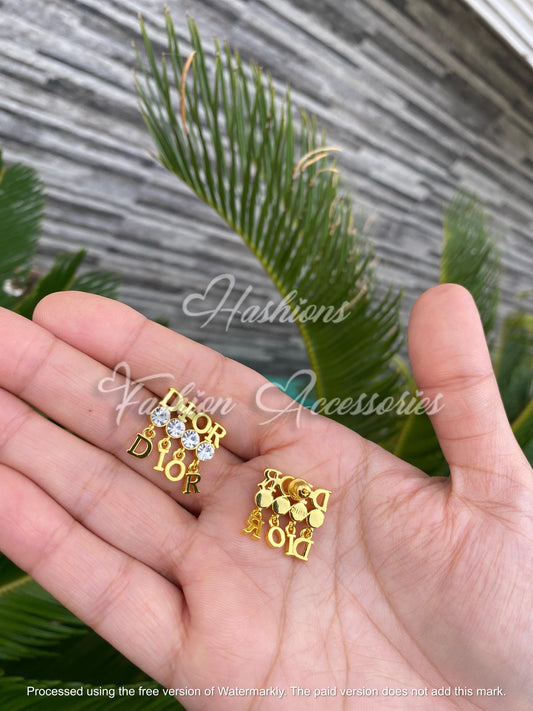 Dior Letter Earrings
