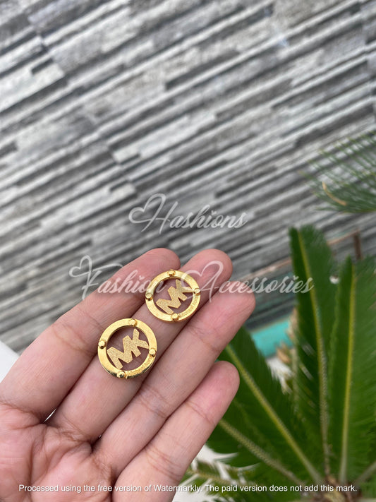 MK Logo Earrings