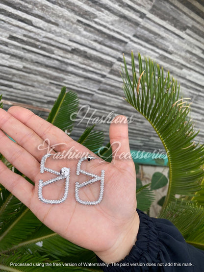 Valentino V Earrings