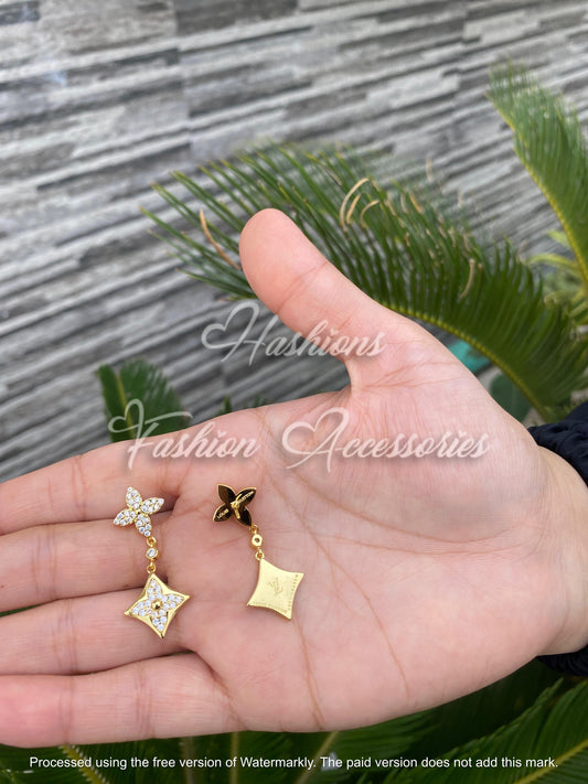 LV Leaf Earrings