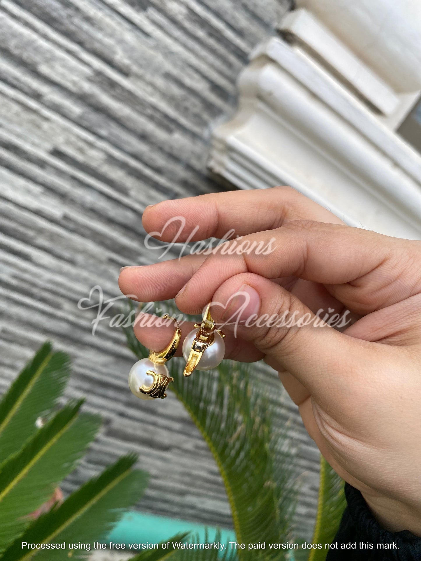 Celine Pearl Drop Earrings