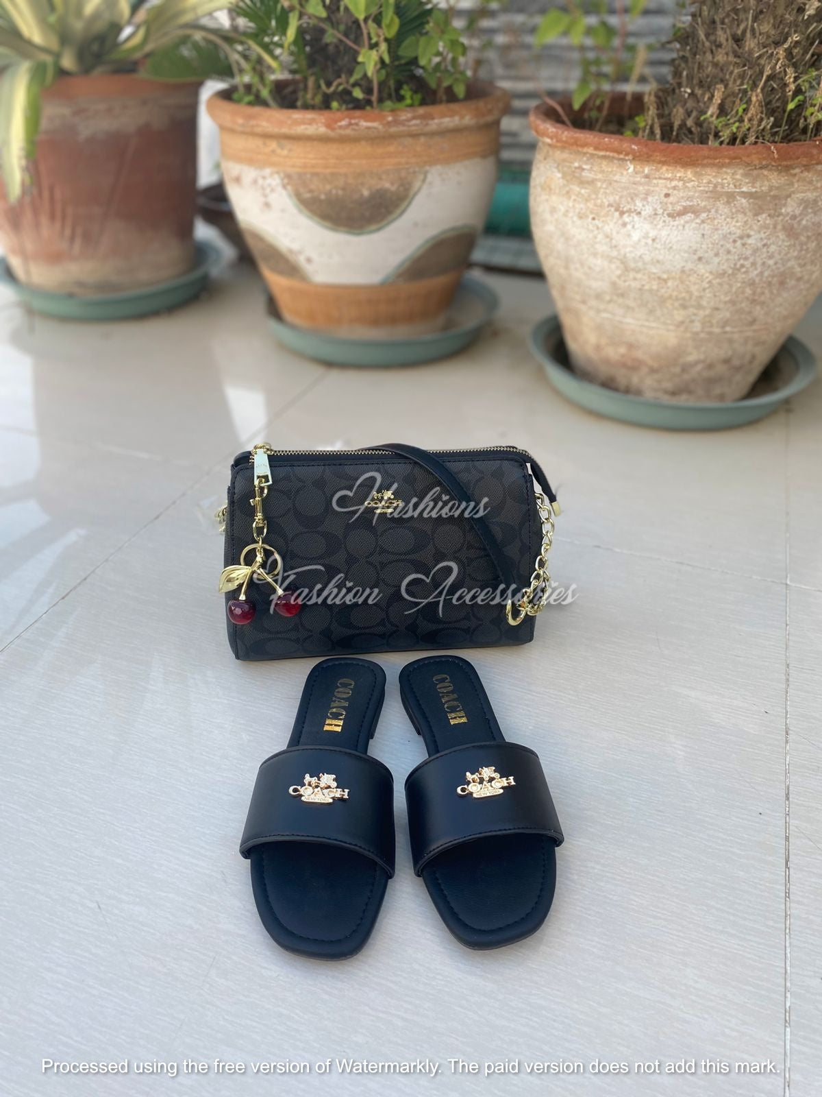 Luxury Bag & Flats Combo Set – Elegant Coordinated Style for Women