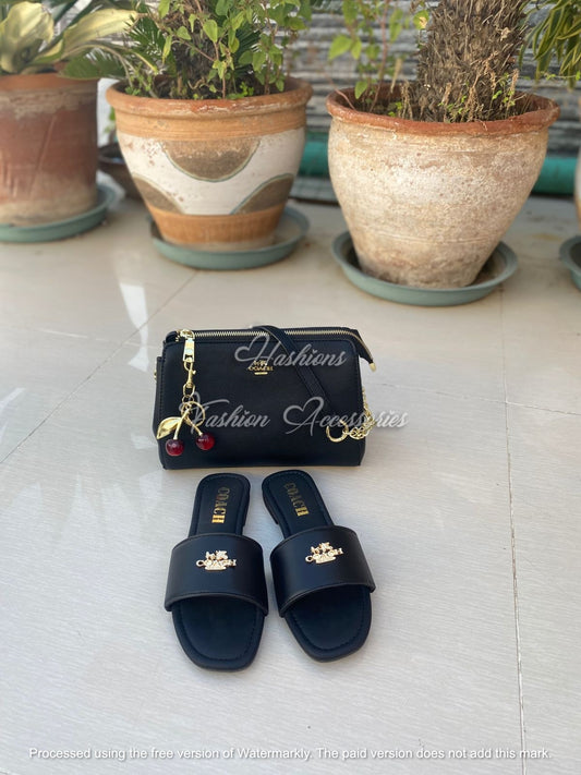 Luxury Bag & Flats Combo Set – Elegant Coordinated Style for Women