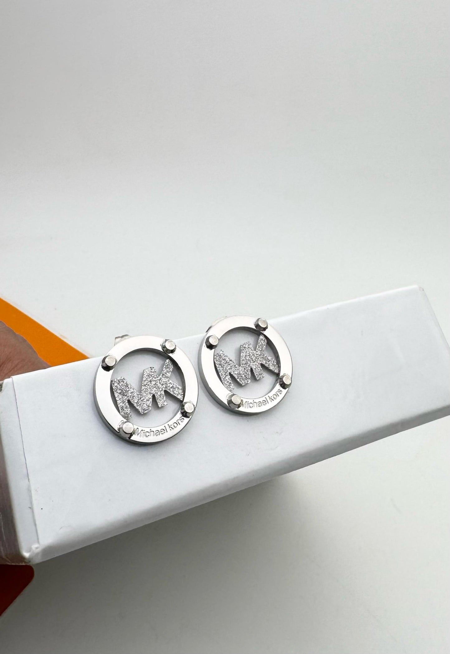 Round Crystal Accent Stud Earrings | Luxury Gold & Silver Statement Jewellery