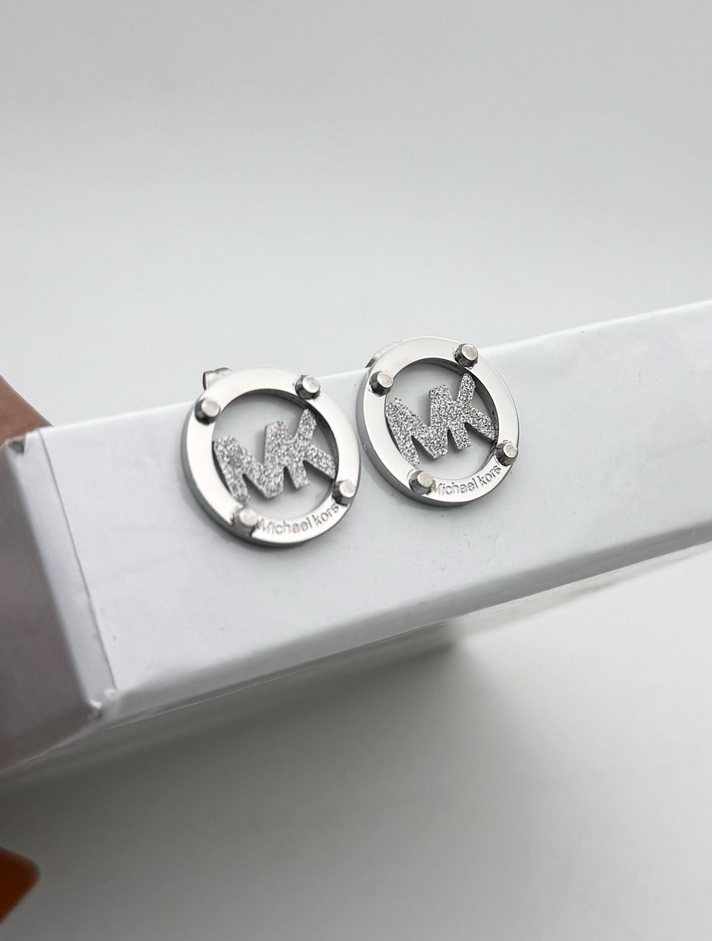 Round Crystal Accent Stud Earrings | Luxury Gold & Silver Statement Jewellery