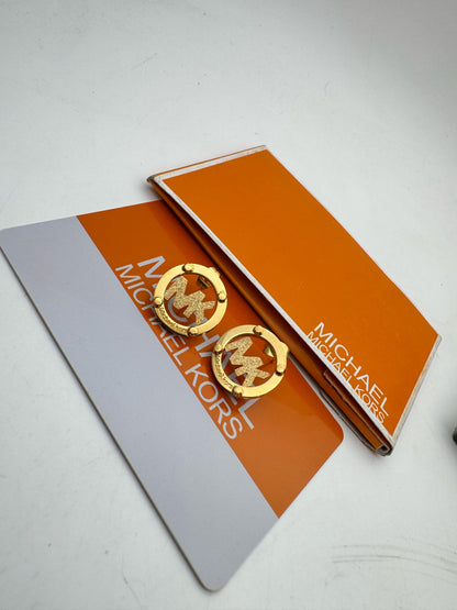 Round Crystal Accent Stud Earrings | Luxury Gold & Silver Statement Jewellery