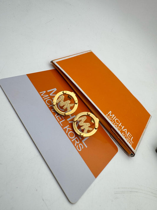 Round Crystal Accent Stud Earrings | Luxury Gold & Silver Statement Jewellery