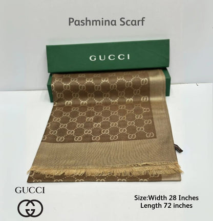 Luxury Pashmina Scarf for Women – Soft Winter Wrap | Elegant Shawl 28x72 Inches