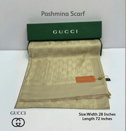 Luxury Pashmina Scarf for Women – Soft Winter Wrap | Elegant Shawl 28x72 Inches