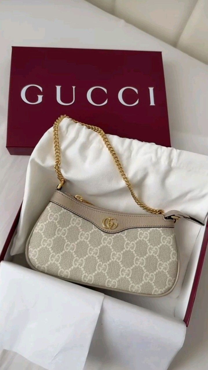 Luxury Canvas Chain Shoulder Bag – Mini Monogram Design