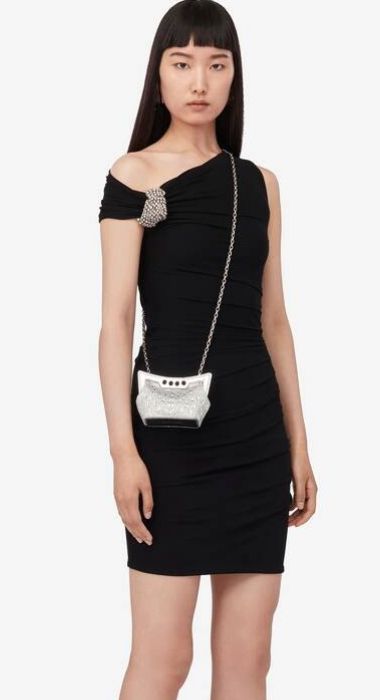 Crystal Studded Evening Bag – Rhinestone Handle Clutch Bag