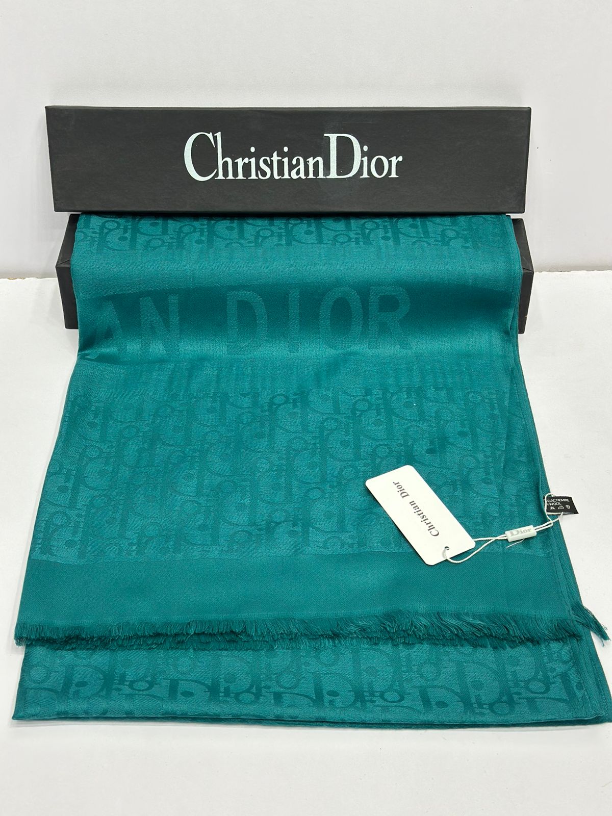 Monogram Luxe Pashmina Scarf for Women – Premium Soft Winter Wrap