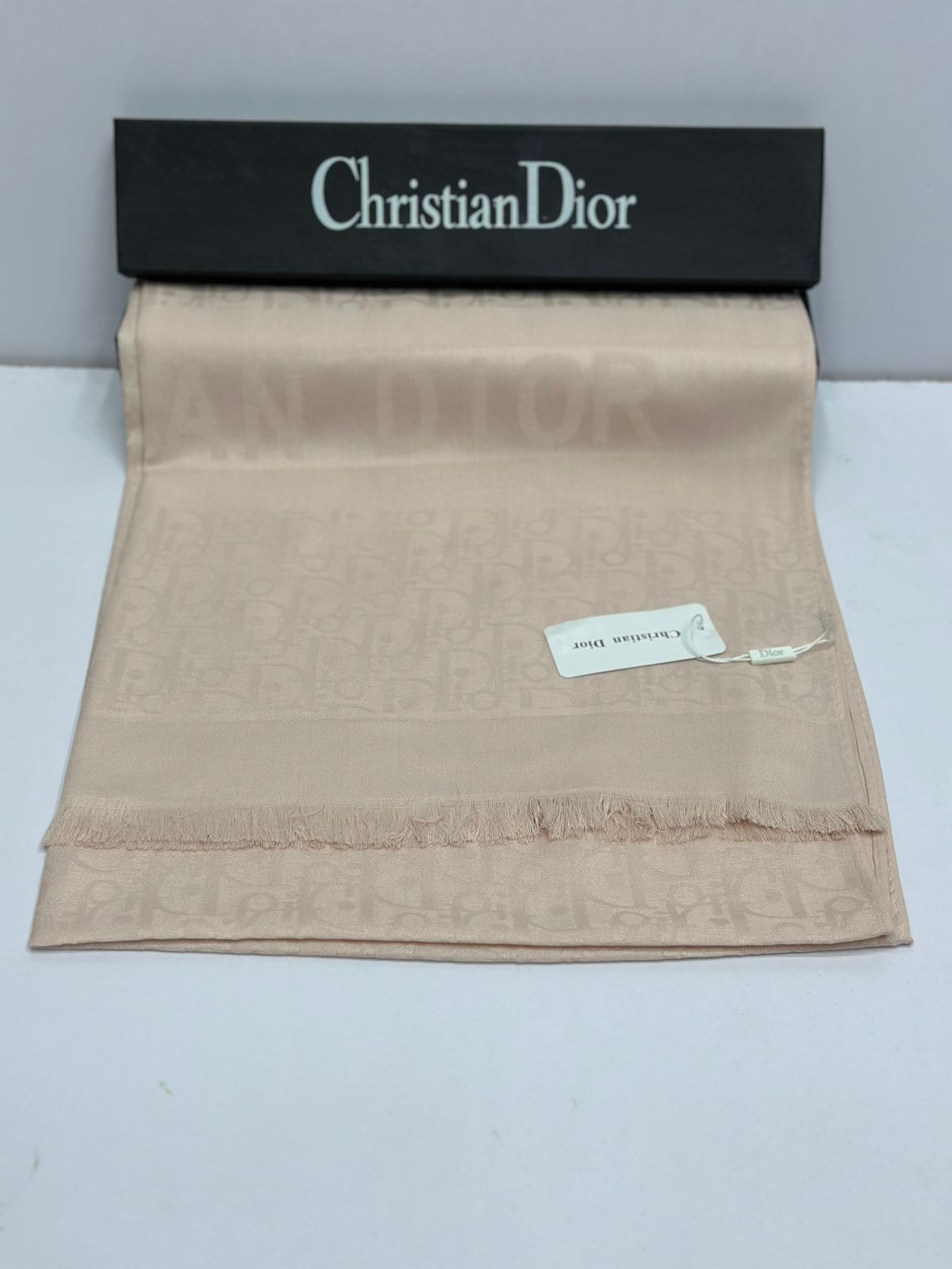 Monogram Luxe Pashmina Scarf for Women – Premium Soft Winter Wrap