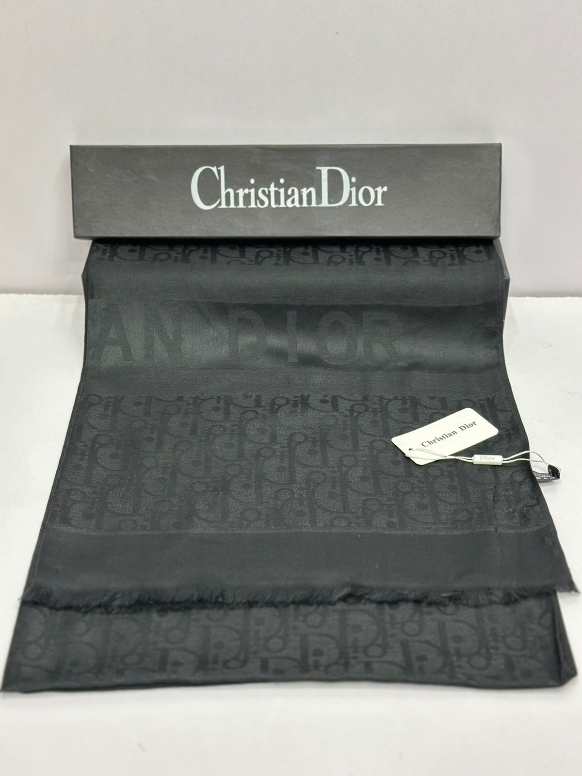 Monogram Luxe Pashmina Scarf for Women – Premium Soft Winter Wrap