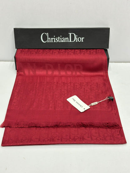 Monogram Luxe Pashmina Scarf for Women – Premium Soft Winter Wrap