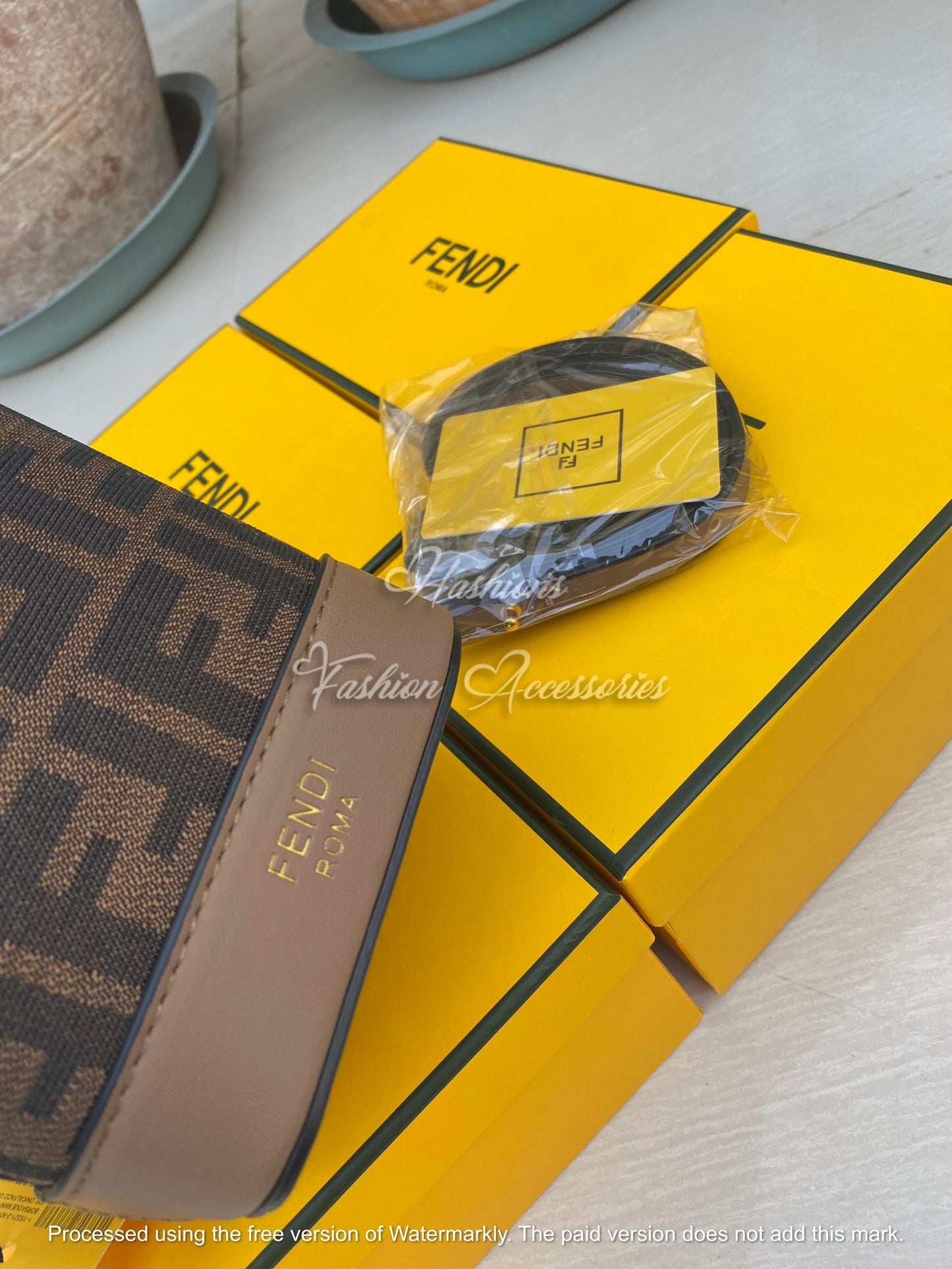 Mini Patterned Drawstring Bucket Bag | Designer Crossbody