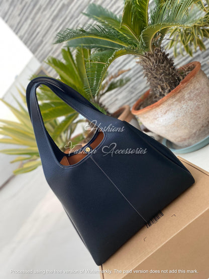 Minimalist Soft Leather Shoulder Bag | Everyday Tote