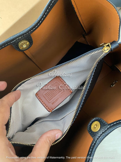 Minimalist Soft Leather Shoulder Bag | Everyday Tote