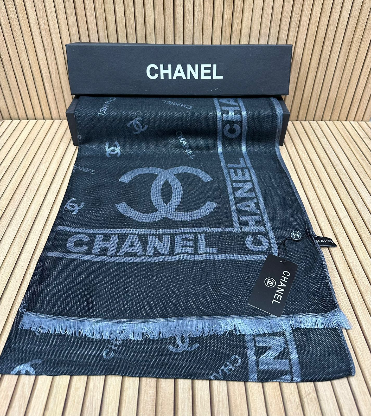 Luxury Monogram Pashmina Scarf for Women | Premium Lightweight Fashion Wrap