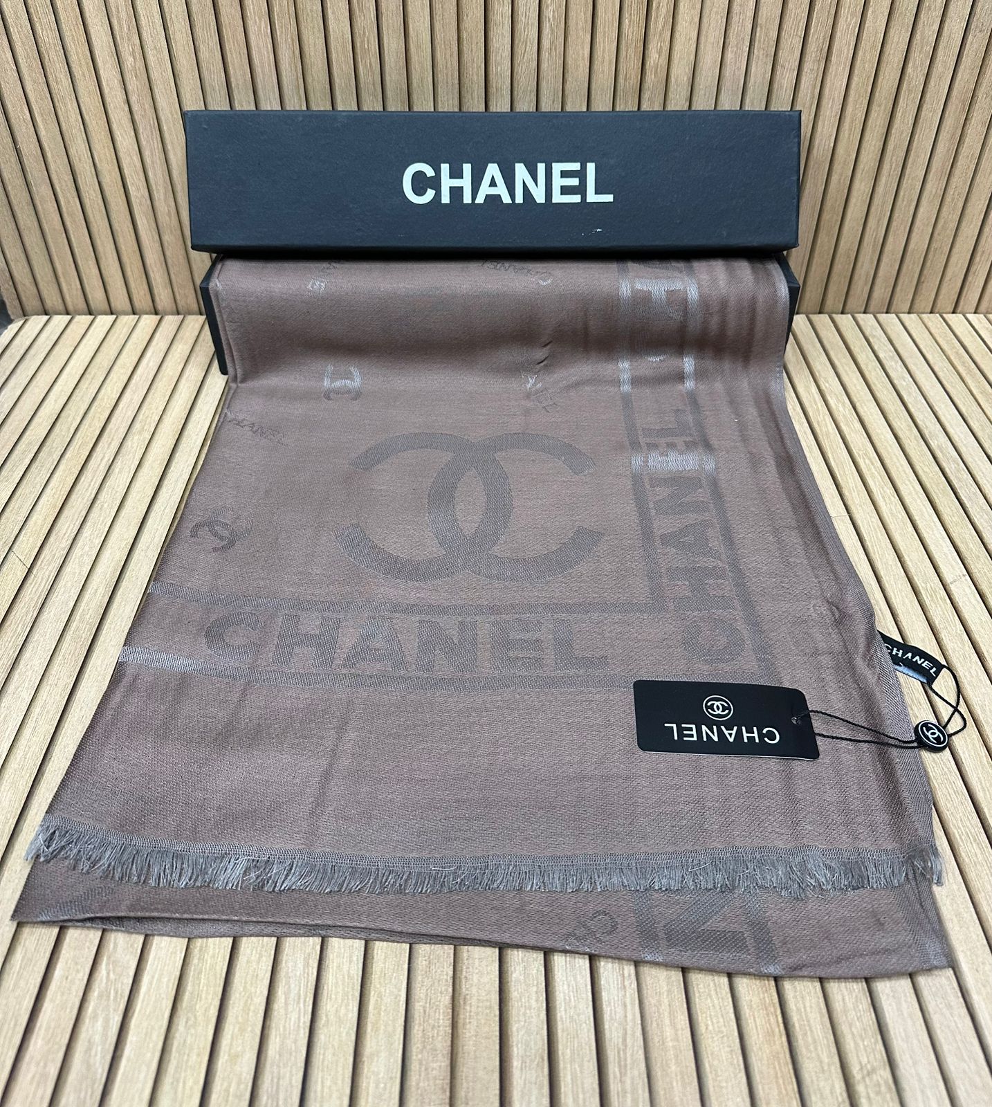 Luxury Monogram Pashmina Scarf for Women | Premium Lightweight Fashion Wrap