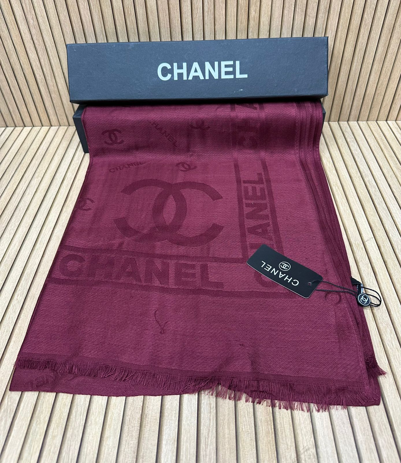 Luxury Monogram Pashmina Scarf for Women | Premium Lightweight Fashion Wrap