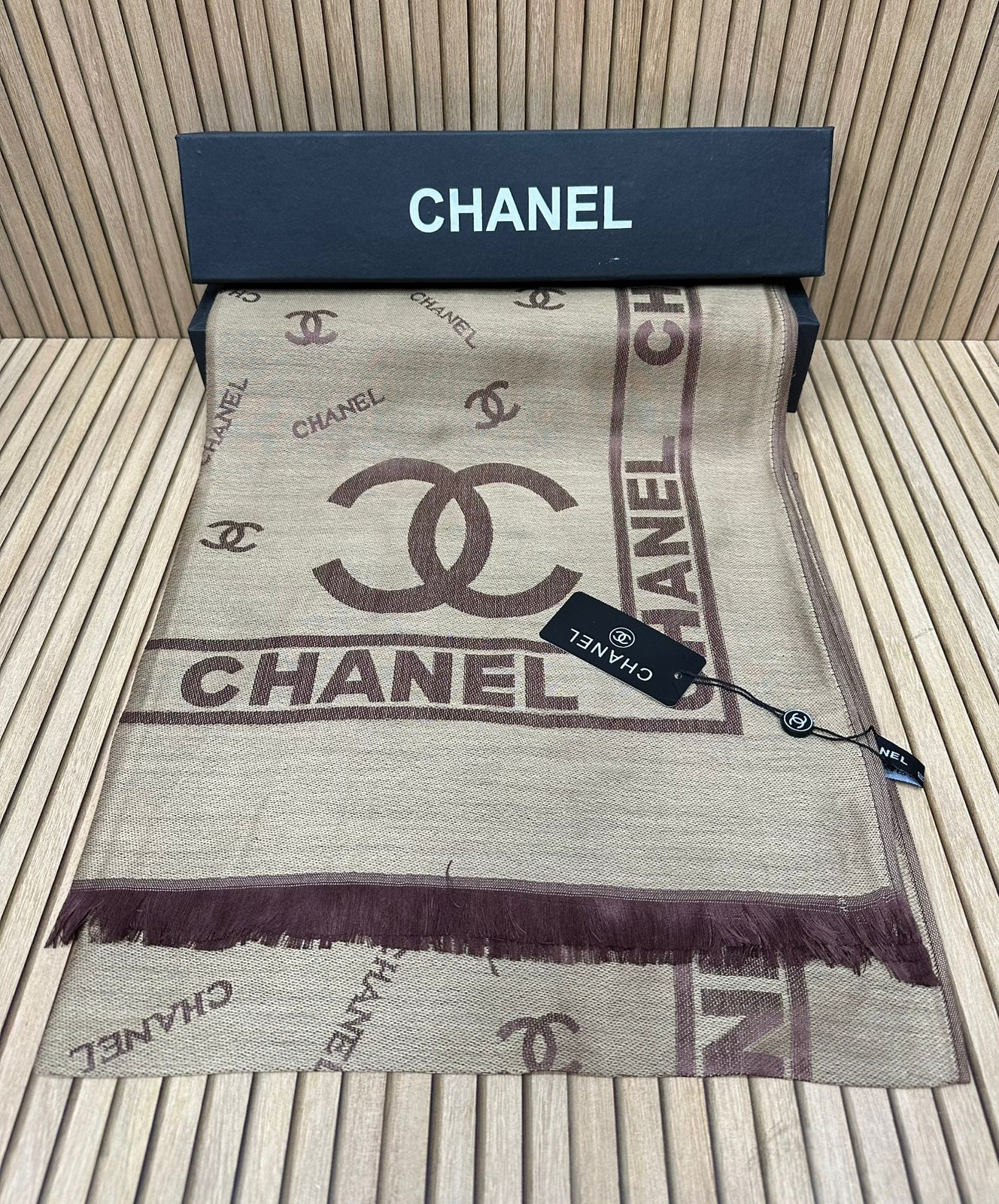 Luxury Monogram Pashmina Scarf for Women | Premium Lightweight Fashion Wrap