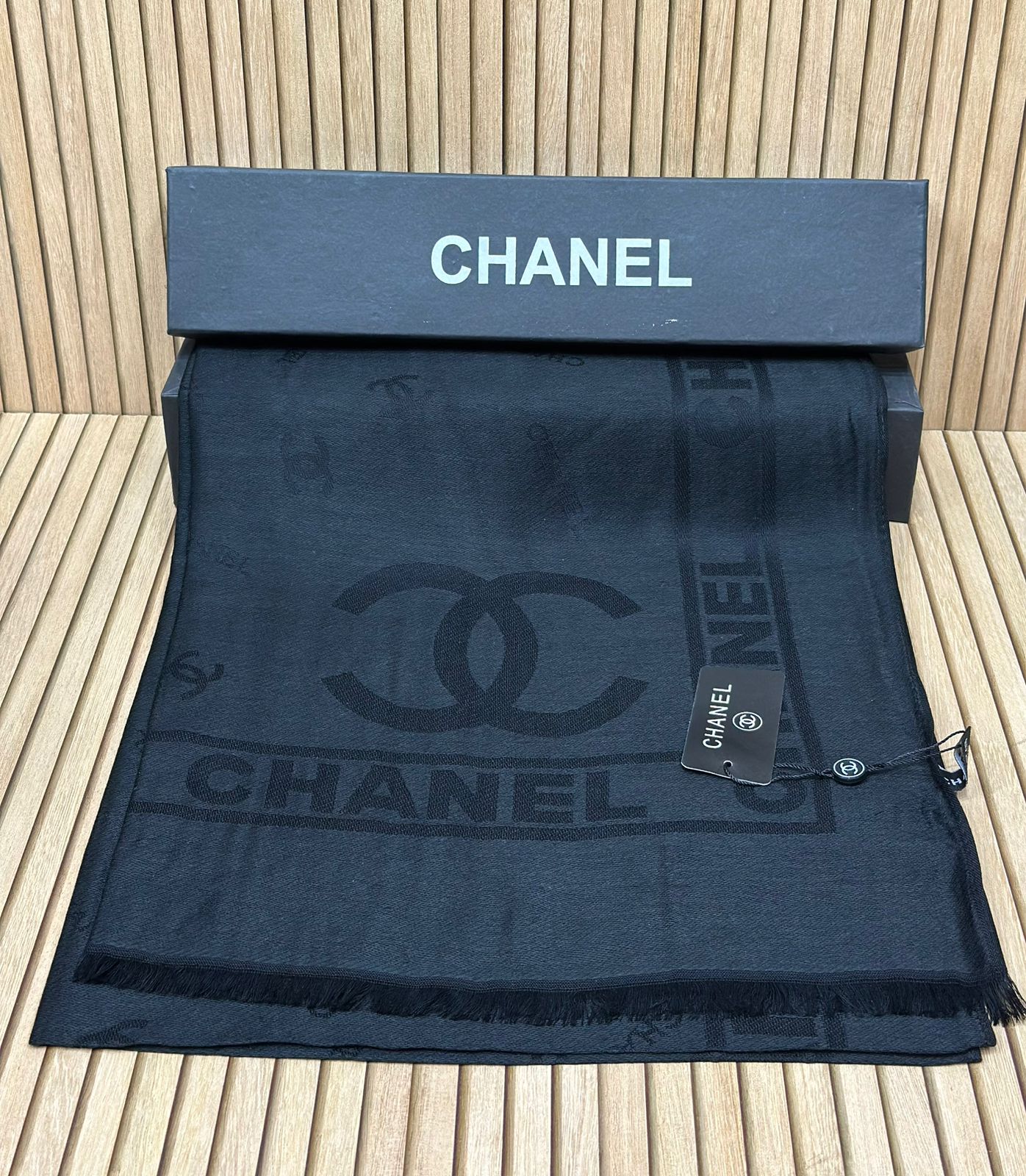 Luxury Monogram Pashmina Scarf for Women | Premium Lightweight Fashion Wrap