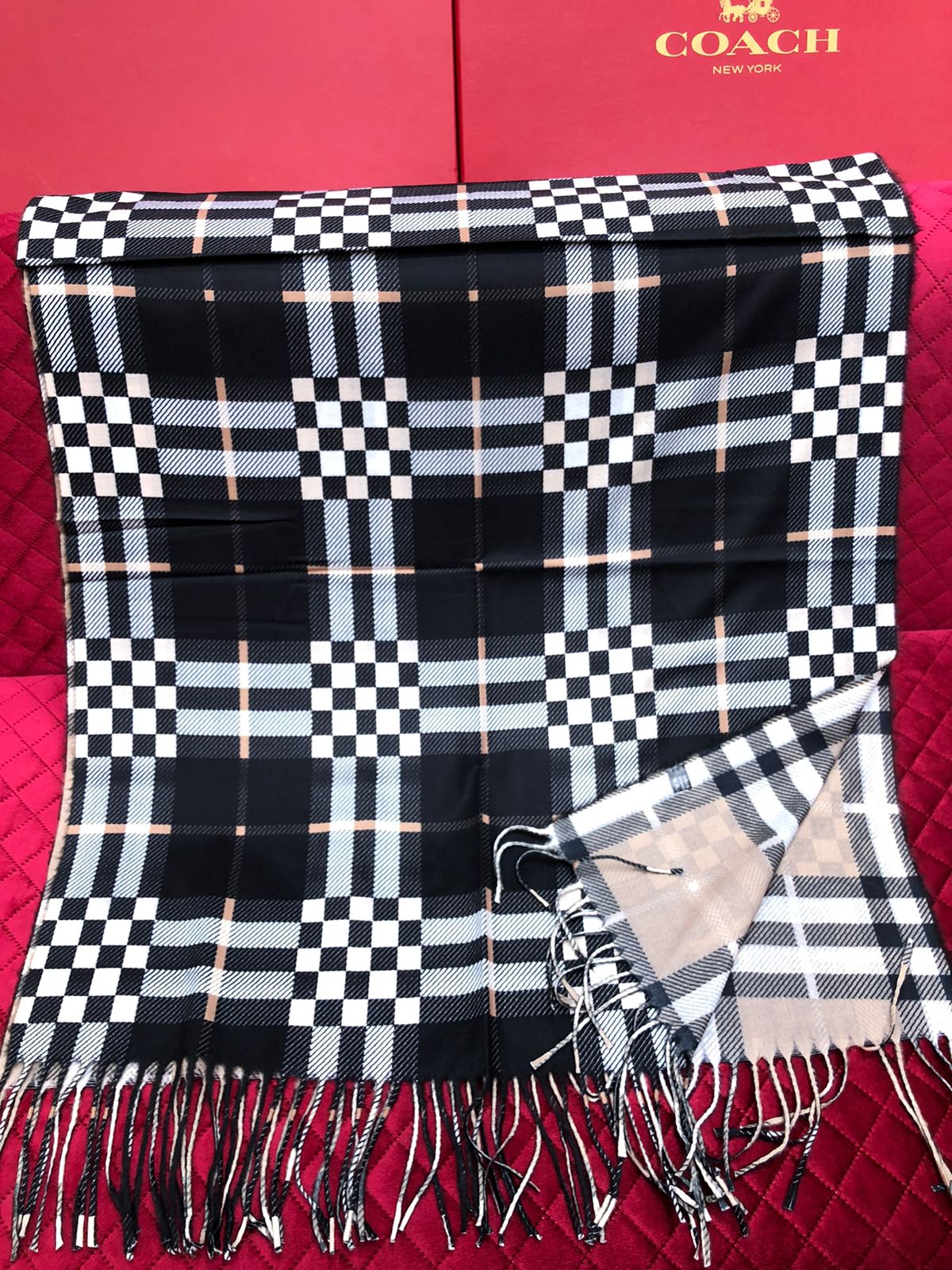 Womens Soft Warm Wool Shawl – Winter Wrap & Hijab Scarf (Multi-Color)