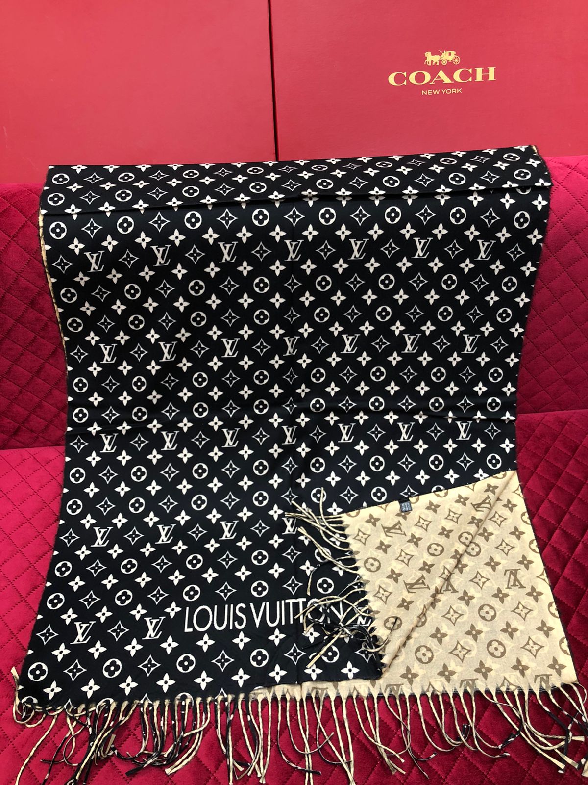 Soft Patterned Wool Shawl for Women – Warm Winter Scarf & Modest Wrap