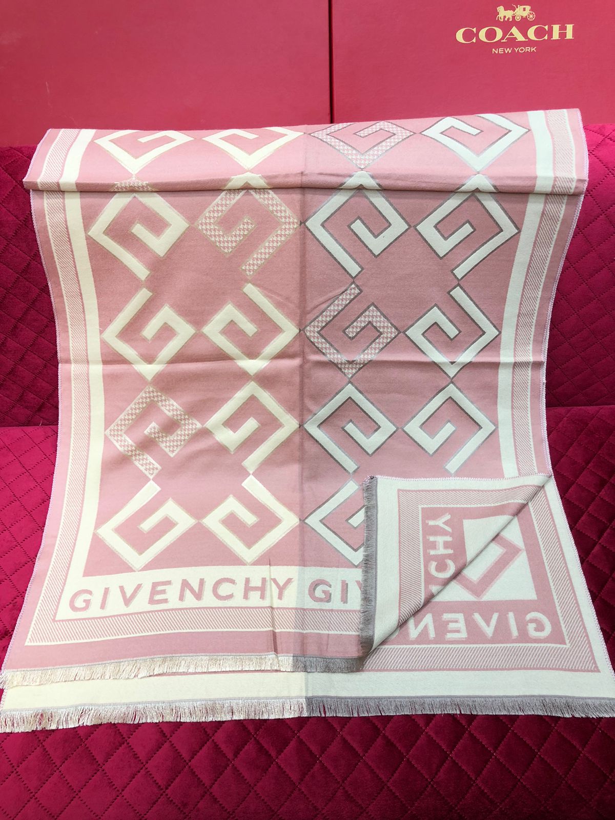 Soft Patterned Wool Shawl for Women – Warm Winter Scarf & Modest Wrap