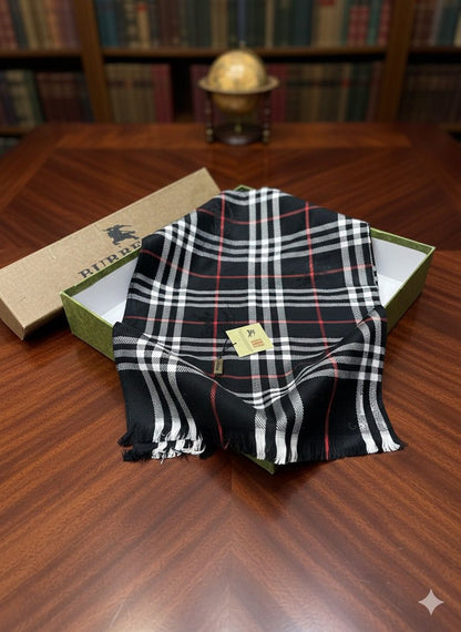 Premium Classic Check Pattern Pashmina Scarf